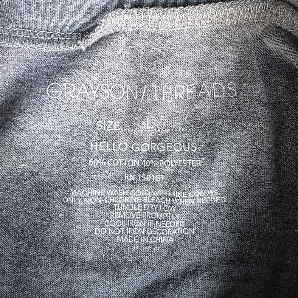 45) GRAYSON THREADS "Stars, Stripes, Cocktails" 🇺🇸🍸 Sz. L - Picture 2 of 5